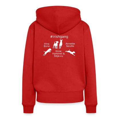 Frauen Premium Hoodie - #IRISHGANG - Rot