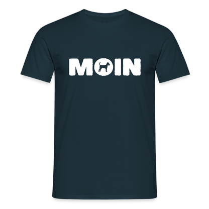 Irish Terrier - Moin | Männer T-Shirt - Navy