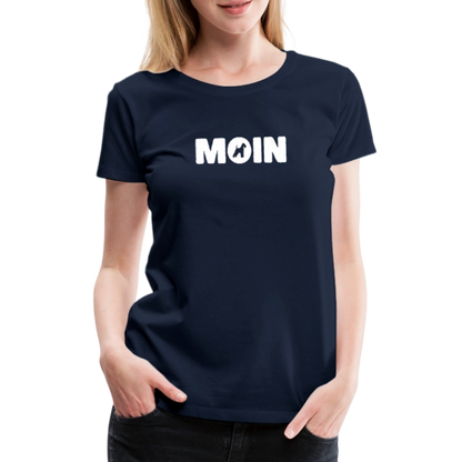 Women’s Premium T-Shirt - Welsh Terrier - Moin - Navy