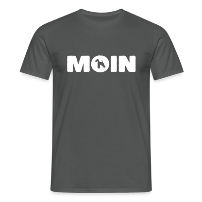 Lakeland Terrier - Moin | Männer T-Shirt - Anthrazit