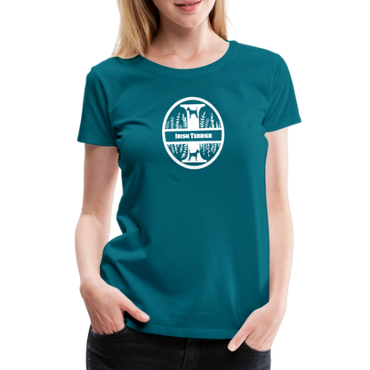 Women’s Premium T-Shirt - Irish Terrier - Monogramm - Divablau