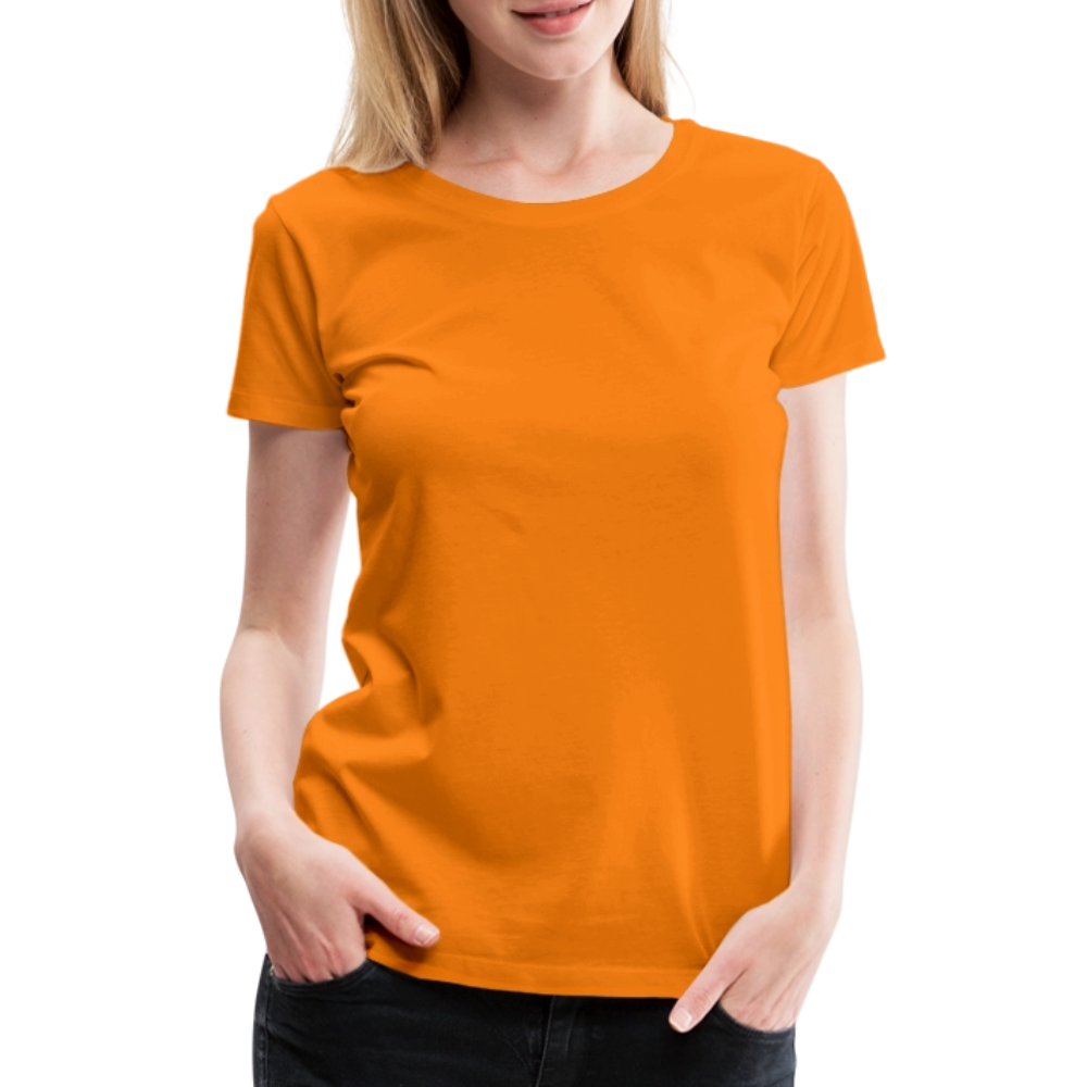 Border Terrier Agility Alma | Women’s Premium T-Shirt - Orange