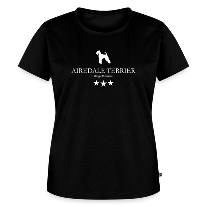 Women’s Premium T-Shirt - Airedale Terrier - King of terriers... - Schwarz