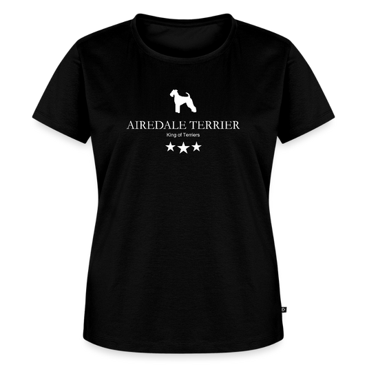 Women’s Premium T-Shirt - Airedale Terrier - King of terriers... - Schwarz
