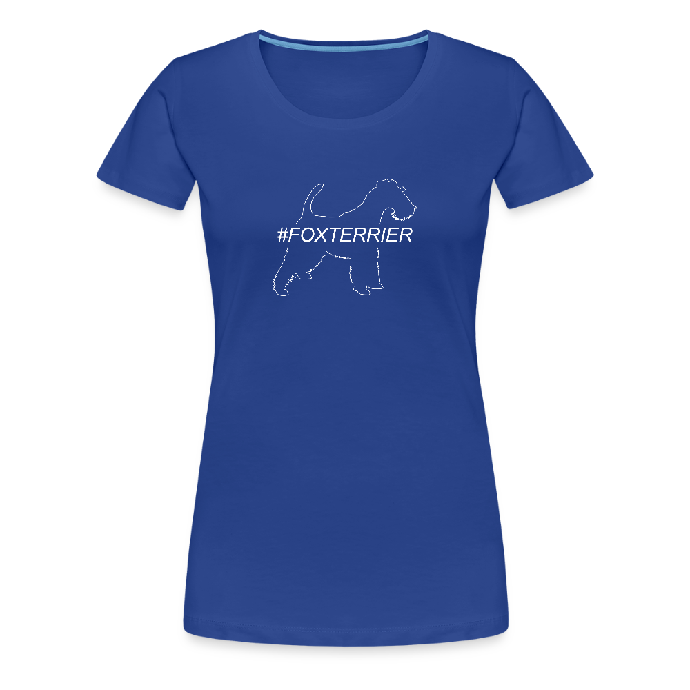 Women’s Premium T-Shirt - Foxterrier - Hashtag - Königsblau