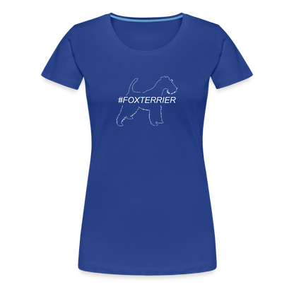 Women’s Premium T-Shirt - Foxterrier - Hashtag - Königsblau