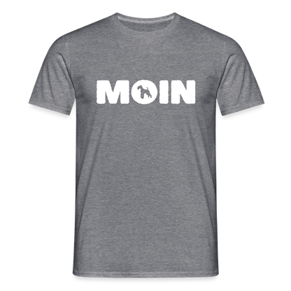 Lakeland Terrier - Moin | Männer T-Shirt - Graphit meliert