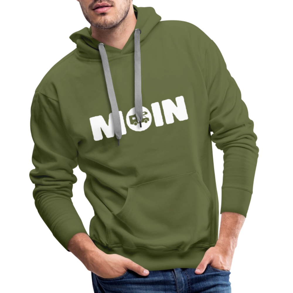 Wohnmobil - Moin | Men’s Premium Hoodie - Olivgrün