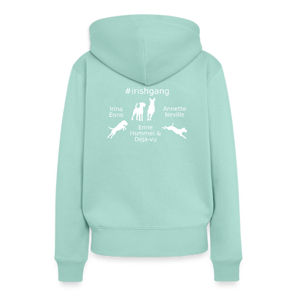 Frauen Premium Hoodie - #IRISHGANG - Mint 