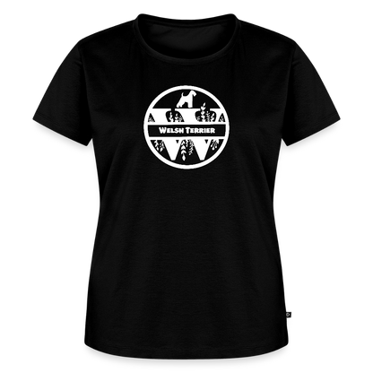 Women’s Premium T-Shirt - Welsh Terrier - Monogramm - Schwarz