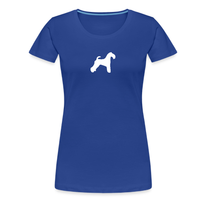 Kerry Blue Terrier-Silhouette | Women’s Premium T-Shirt - Königsblau