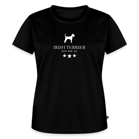 Women’s Premium T-Shirt - Irish Terrier - Active, lively, wiry... - Schwarz