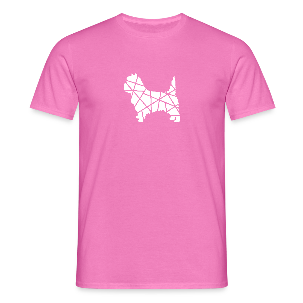 Cairn Terrier geometrisch | Männer T-Shirt - Pink