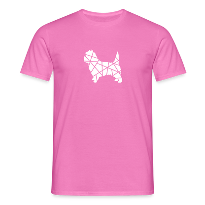 Cairn Terrier geometrisch | Männer T-Shirt - Pink