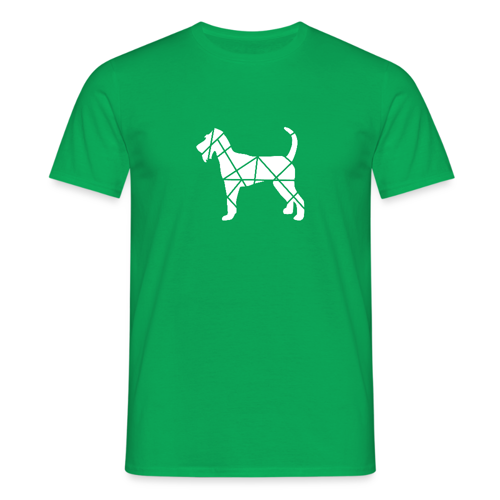 Irish Terrier geometrisch | Männer T-Shirt - Kelly Green