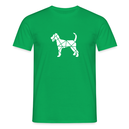 Irish Terrier geometrisch | Männer T-Shirt - Kelly Green