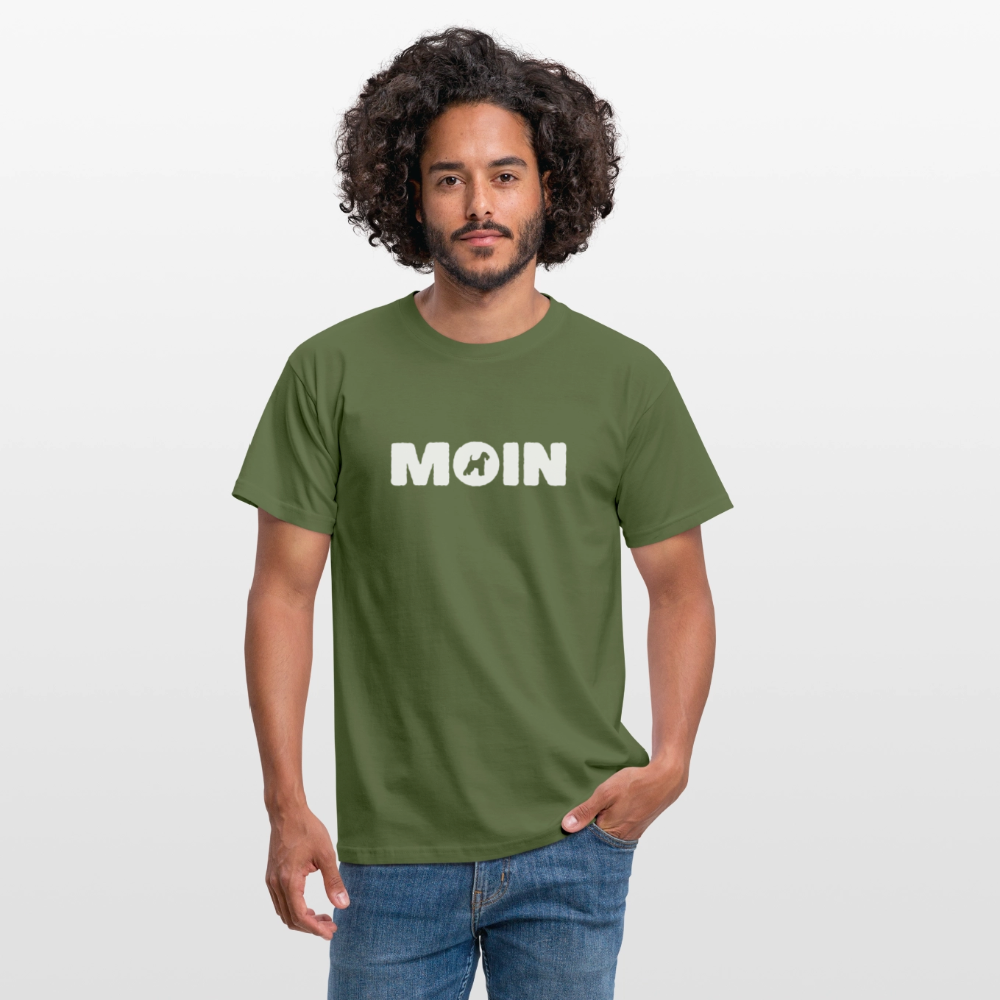 Welsh Terrier - Moin | Männer T-Shirt - Militärgrün