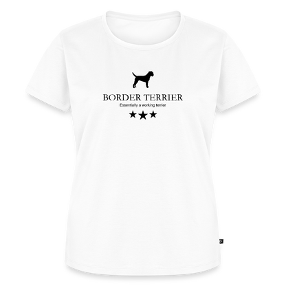 Women’s Premium T-Shirt - Border Terrier - Essentially a working terrier... - Weiß