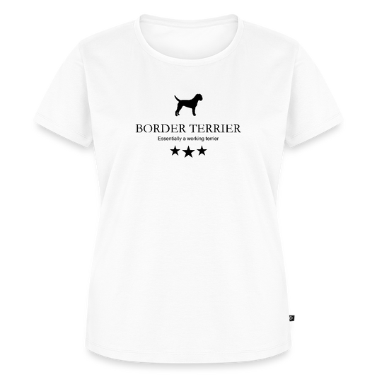 Women’s Premium T-Shirt - Border Terrier - Essentially a working terrier... - Weiß
