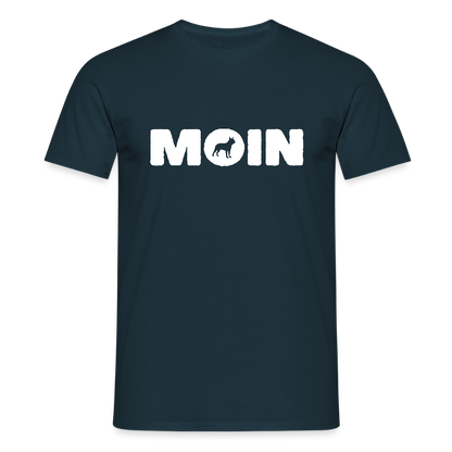 Boston Terrier - Moin | Männer T-Shirt - Navy
