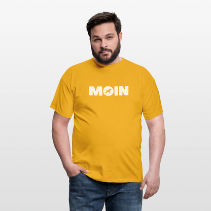 Kerry Blue Terrier - Moin | Männer T-Shirt - Gelb
