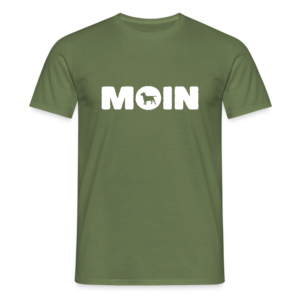 Bull Terrier - Moin | Männer T-Shirt - Militärgrün