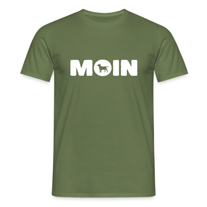 Bull Terrier - Moin | Männer T-Shirt - Militärgrün