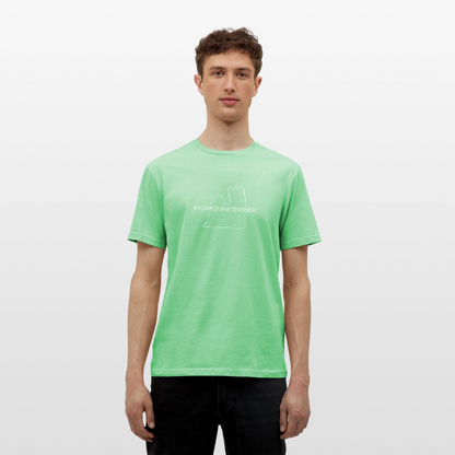 Yorkshire Terrier - Hashtag | Männer T-Shirt - Mintgrün