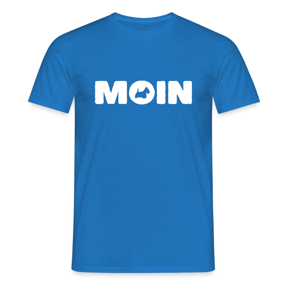 Scottish Terrier - Moin | Männer T-Shirt - Royalblau