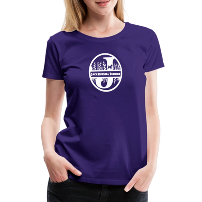 Women’s Premium T-Shirt - Jack Russell Terrier - Monogramm - Lila