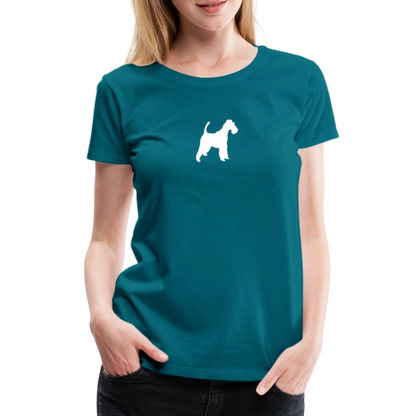 Foxterrier-Silhouette | Women’s Premium T-Shirt - Divablau