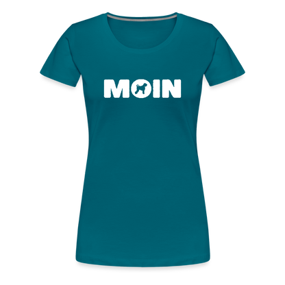Women’s Premium T-Shirt - Schwarzer Russischer Terrier - Moin - Divablau