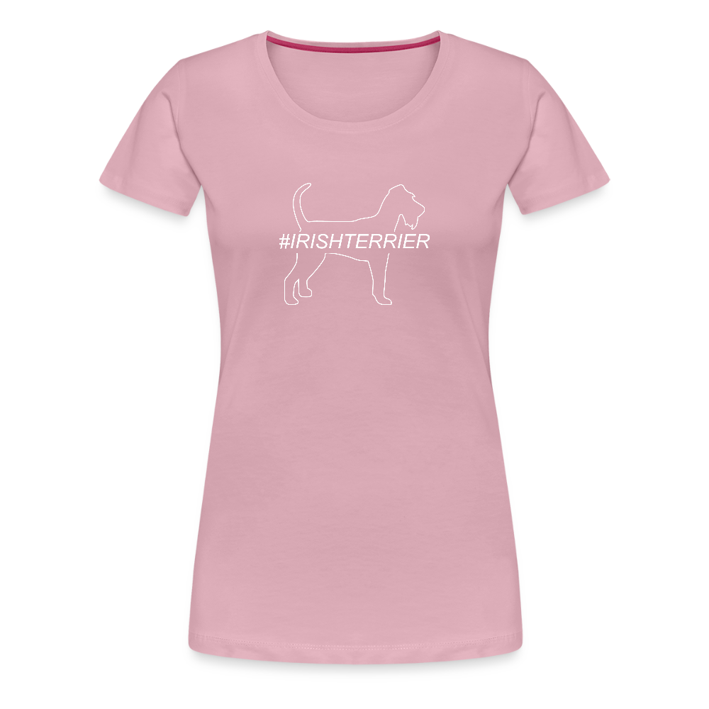 Women’s Premium T-Shirt - Irish Terrier - Hashtag - Hellrosa