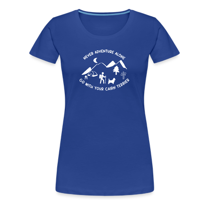 Women’s Premium T-Shirt - Cairn Terrier - Abenteuer - Königsblau