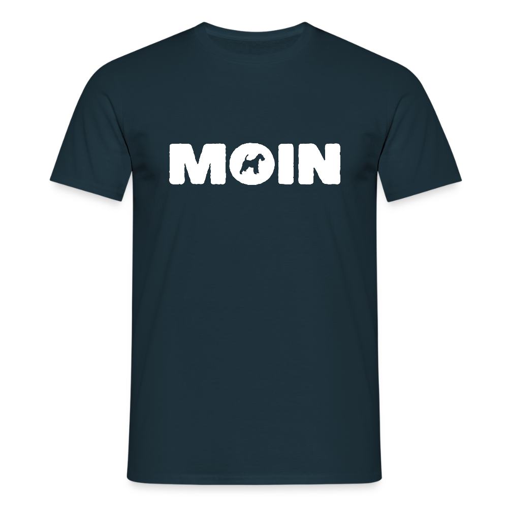 Drahthaar Foxterrier - Moin | Männer T-Shirt - Navy