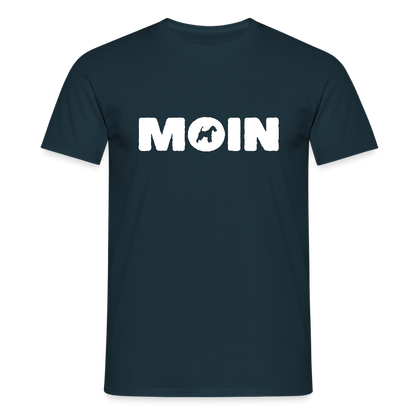 Drahthaar Foxterrier - Moin | Männer T-Shirt - Navy