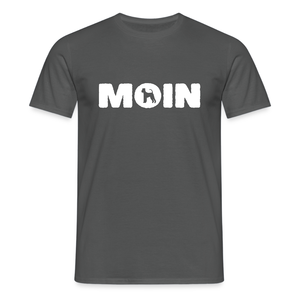 Airedale Terrier - Moin | Männer T-Shirt - Anthrazit
