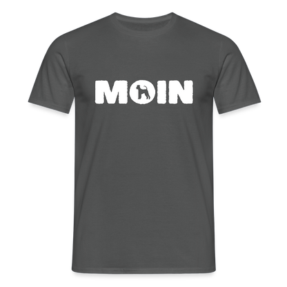 Airedale Terrier - Moin | Männer T-Shirt - Anthrazit