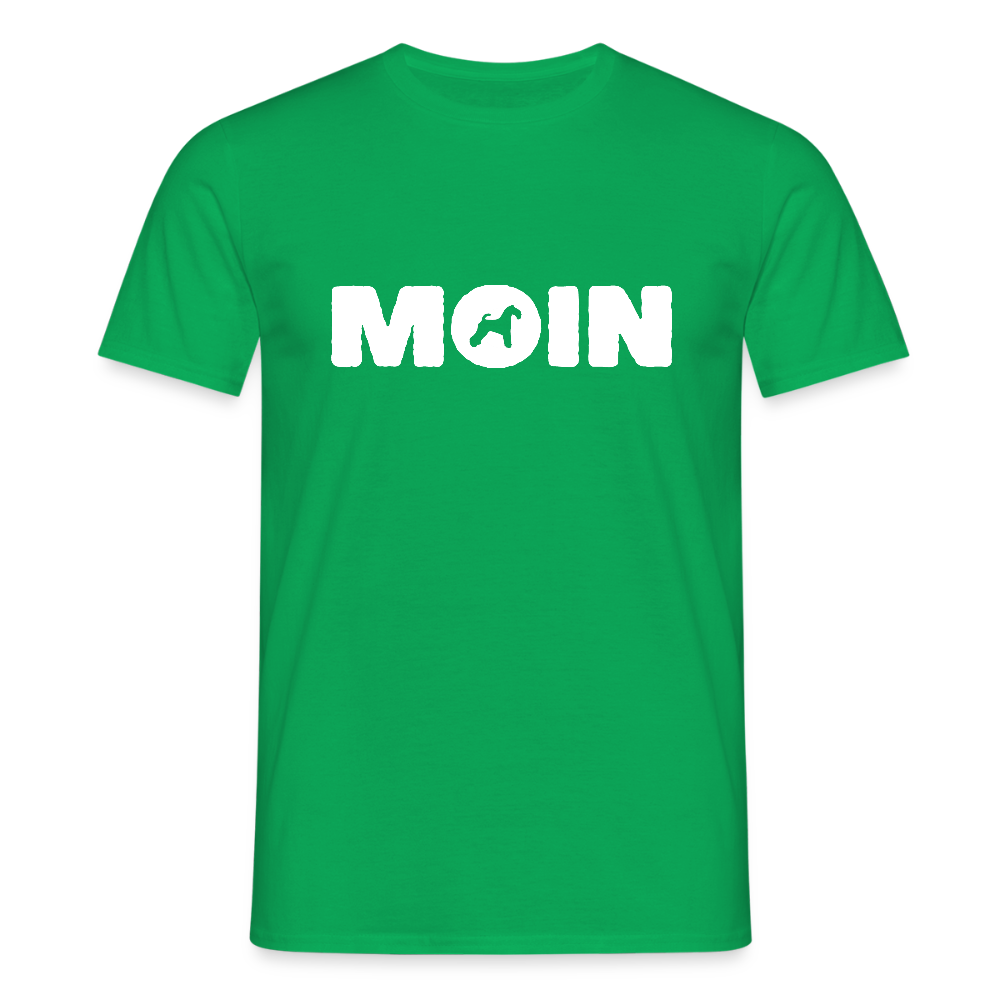 Kerry Blue Terrier - Moin | Männer T-Shirt - Kelly Green