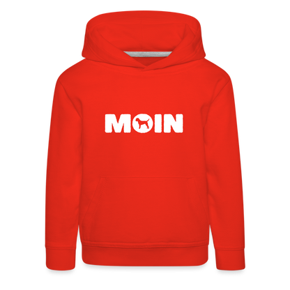 Kinder Premium Hoodie - Border Terrier - Moin - Rot