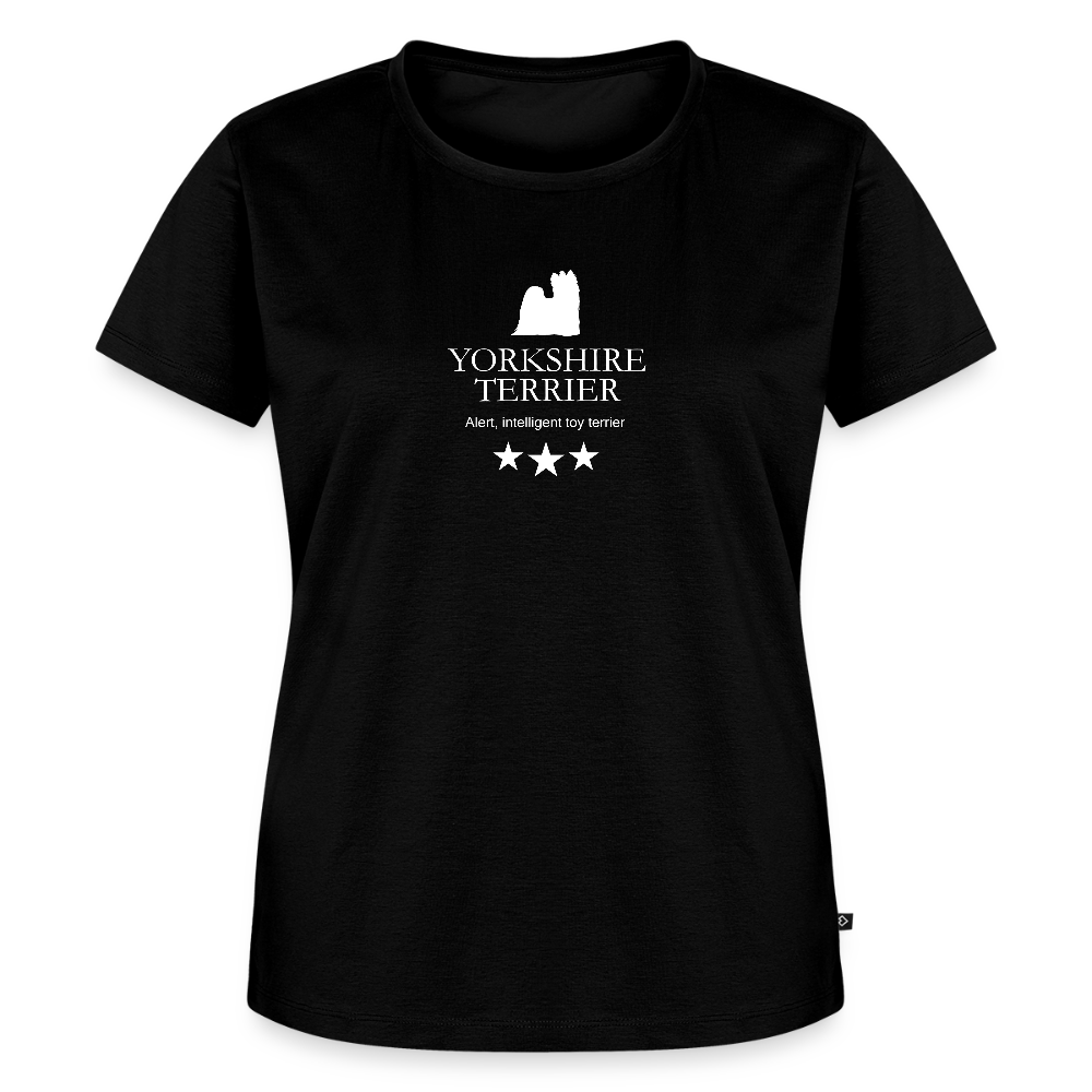 Women’s Premium T-Shirt - Yorkshire Terrier - Alert, intelligent toy terrier... - Schwarz