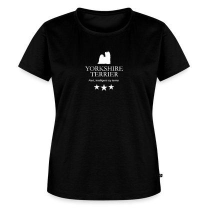 Women’s Premium T-Shirt - Yorkshire Terrier - Alert, intelligent toy terrier... - Schwarz
