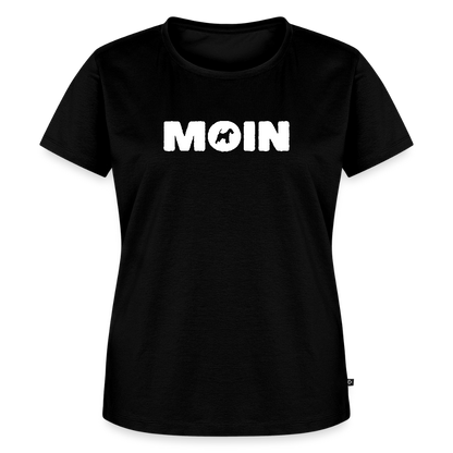 Women’s Premium T-Shirt - Drahthaar Foxterrier - Moin - Schwarz