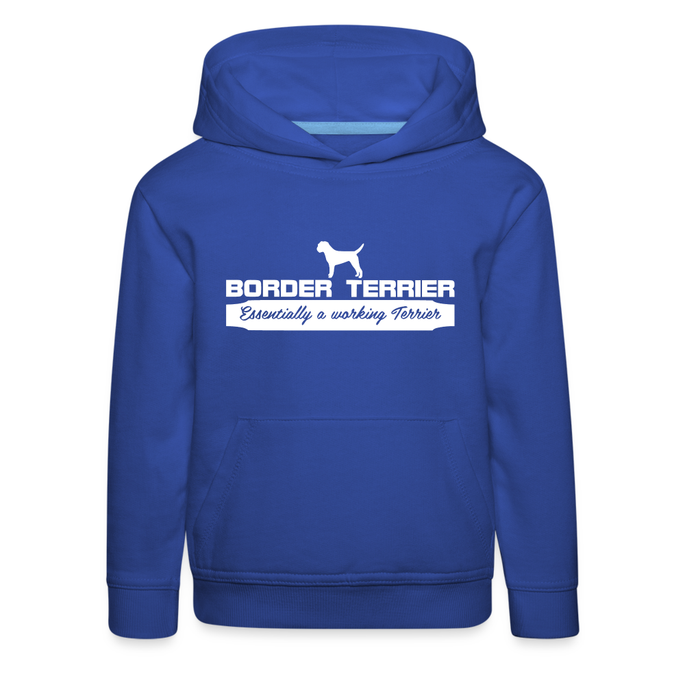 Kinder Premium Hoodie - Border Terrier - Essentially a working Terrier... - Royalblau