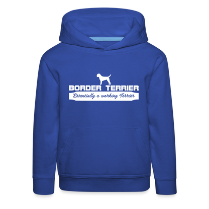 Kinder Premium Hoodie - Border Terrier - Essentially a working Terrier... - Royalblau