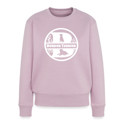 Frauen Premium Pullover - Border Terrier - Monogramm - Altrosa