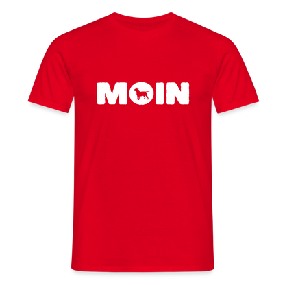 Bull Terrier - Moin | Männer T-Shirt - Rot