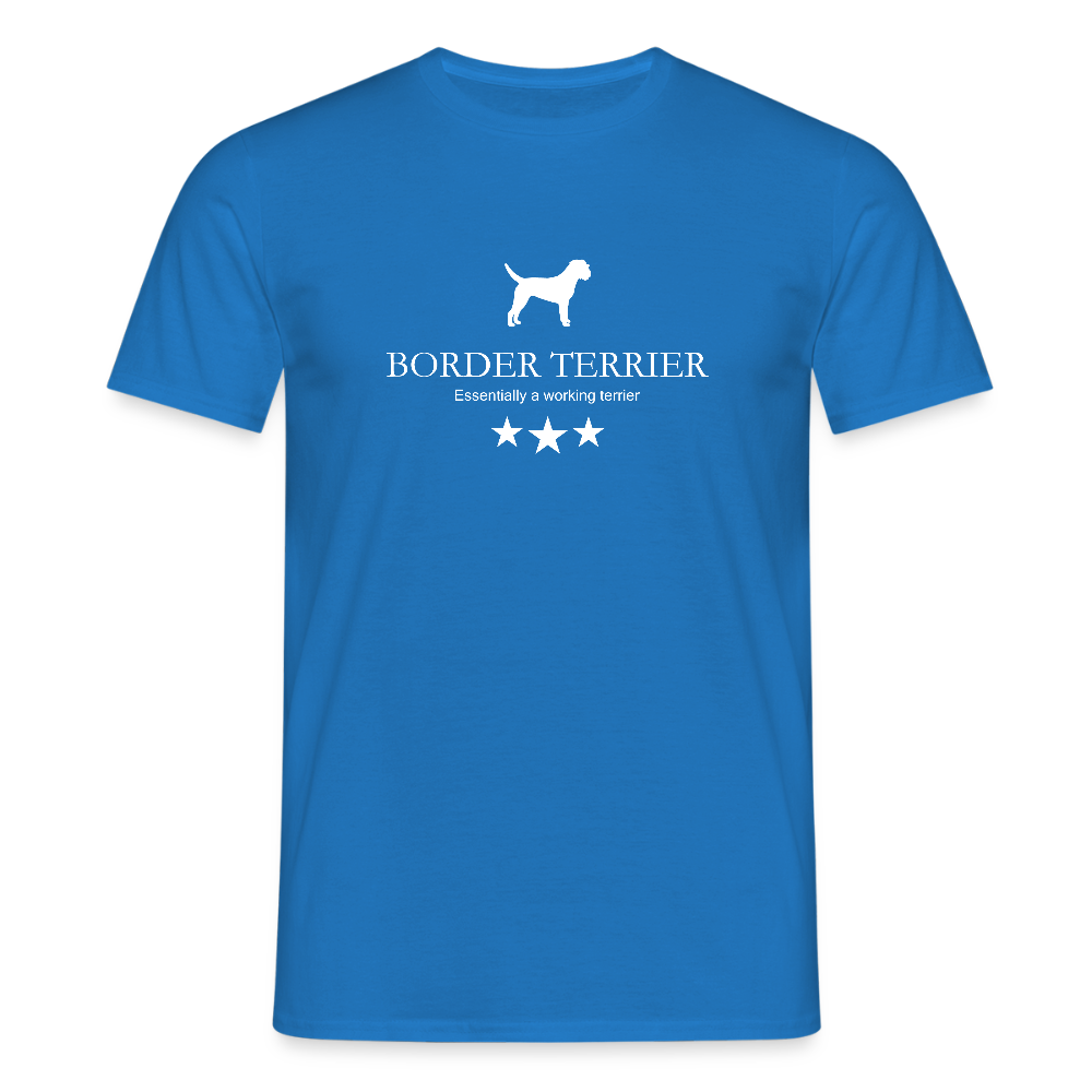 Border Terrier - Essentially a working terrier... | Männer T-Shirt - Royalblau