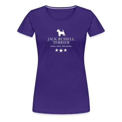 Women’s Premium T-Shirt - Jack Russell Terrier - Strong, active, lithe working... - Lila