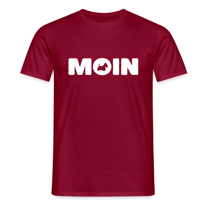 Scottish Terrier - Moin | Männer T-Shirt - Ziegelrot